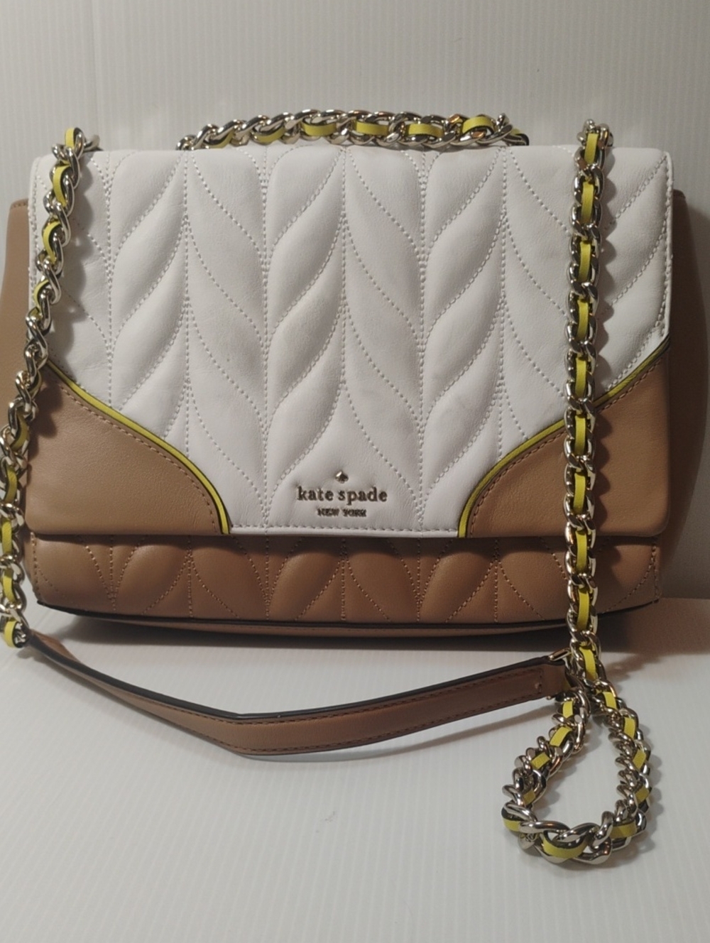 Kate Spade Briar Lane Quilted Emelyn Shoulder Bag Like New With Callout